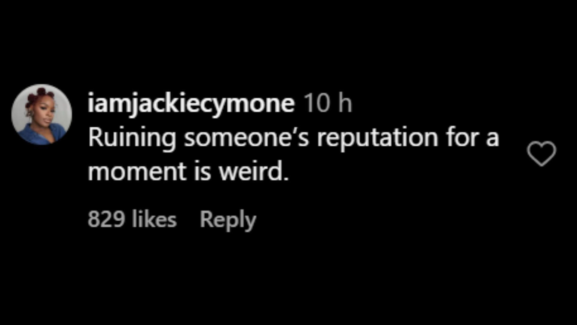 A netizen comments on Timmy Bandsome's TikTok, admitting to faking DMs with the rapper. (Image via Instagram/@theneighborhoodtalk)